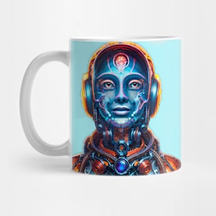 Hyperdimensional Android (5.2) - Trippy Psychedelic Art Mug